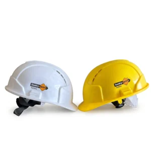 Industrial Safety Helmet / Hard Hat (White & Yellow)